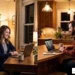 long distance marriage counseling couple video calling